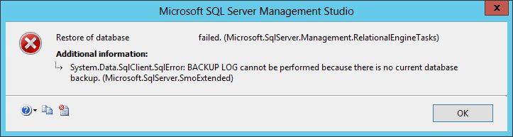 ErrorSQLServer